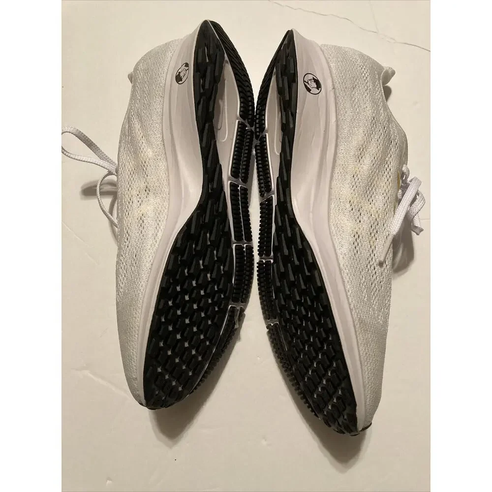 Womens Nike Zoom Pegasus Running Shoes Sz 10 Used White Mesh BV5740 101‎
